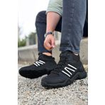 BIG KING Siyah Beyaz Outdoor Trekking Erkek Spor Bot