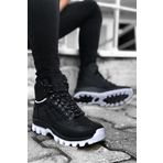 BIG KING Siyah Beyaz Su Geçirmez Outdoor Trekking Bot