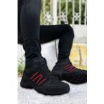 BIG KING Siyah Kırmızı Outdoor Trekking Erkek Spor Bot