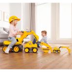 Bıg Maxi Kepçe Excavator Üstüne Binilebilen Ekskavatör Kepçe Hareket Ettirilebilir Kollar 360 Derece Döndürülebilir Koltuk