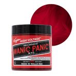 BIG POT Manic Panic 8oz Yüksek Gerilim Klasik Krem Formül Rengi Saç Boyası (Rock 'N' Roll Kırmızı)