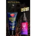 BİG POWER 2liSet Yeni Formül Geciktiricili Büyütücülü Sertleştiricili Yağ ve Kayganlaştırıcı Jel A-Kalite