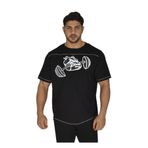 Big Sam Siyah Fitness Tişört 3206