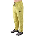 BIG SAM SPORTSWEAR COMPANY Erkek Bol Kesim Eşofman Altı, Elastik Bel Esnek Bol Egzersiz Eşofman Altı, Sarı, L