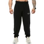 BIG SAM SPORTSWEAR COMPANY Erkek Bol Kesim Eşofman Altı Pamuklu Bol Pantolon, Siyah, 5XL