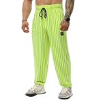 BIG SAM Sportswear Company Erkek Cepli Bol Eşofman Altı, Oldschool Bol Kesim Spor Salonu Pantolonu, Neon Yeşili, 3XL