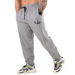 BIG SAM SPORTSWEAR COMPANY Erkek Cepli Bol Eşofman Altı, Oldschool Bol Kesim Spor Salonu Pantolonu