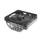 Big Shuriken 4 Low Profile Cpu Cooler, 120MM Slim Fan, Intel & Amd Uyumlu, Sessiz Işlemci Soğutucu - Siyah