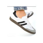 Big Sole Step Kadın Erkek Beyaz Sneaker Rahat Taban Beyaz Spor Ayakkabı