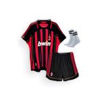 BIG TASTE Ac Milan 2008/9 Sezon Retro Kaka 22 Futbol Çocuk Forması 3'Lü
