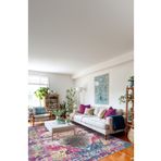 BigArts Home Mürdüm Bordo Vintage Desenli Kaymaz Taban Yıkanabilir Salon Mutfak Halısı Yolluk ve Yuvarlak Halı