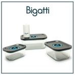 Bigatti 04P0 4'Lu Vakumlu Saklama Kabi Seti Siyah