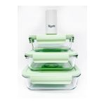 Bigatti 3 Lü Saklama Kabı Mint Yeşili + Vakumlu Sarjlı Pompa