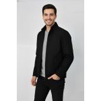 Bigazzi Erkek Büyük Beden Hakim Yaka Spor Mont 99547 BBGL-ST04878 - 4XL - Siyah