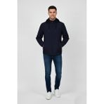 Bigazzi Erkek Kapüşonlu Mevsimlik Spor Mont 8077 BGL-ST04919 - XL - Lacivert
