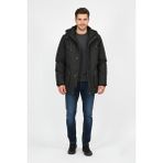 Bigazzi Erkek Spor Kanvas Kapüşonlu Parka 85134 BGL-ST04883 - Haki