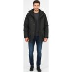 BIGAZZI Erkek Spor Kanvas Kapüşonlu Parka 85134 BGL-ST04883
