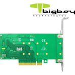 Bigboy BTC-M2G4X2SN PCIe Gen 4.0 x4 PCIe 4.0 x8 1xM.2 NVMe+1xM.2 Sata Çevirici Ünite