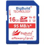 BigBuild Technology 16GB UHS-I U3 95MB/s Hafıza Kartı Canon EOS 1200D, 1300D, 2000D, 200D, 4000D, 5DS, 5DS R, 77D, 800D, 80D, 9000D, 5D Mark IV, 6D Mark II, M100, M3, M5, M50, M6, R Kamera
