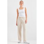 Bigdart 6662 Çımalı Pantolon - Krem 001 krem