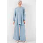 Bigdart Ayrobin Tunik Pantolon Alt Üst Takım 6712 - Açık Mavi