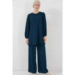 Bigdart Ayrobin Tunik Pantolon Alt Üst Takım 6712 - Petrol - 40