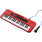 Bigfun Bigfun 37 Anahtar Çocuk Elektronik Piyano Mini Mikrofon (Yurt Dışından) - Kırmızı