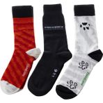 Biggdesign Dogs Erkek Çorap Seti - 41 - 46 - Çok Renkli