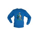 Biggdesign Nature Ormanın Kralı Mavi Erkek Sweatshirt