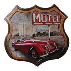 Biggmark YY40335 Dekoratif 3D Motel kırmızı Chevrolet Temalı Duvar Panosu