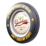 Biggmark YY61343 Dekoratif Araba Tekerleği Gasoline Temalı Led Işıklı Duvar Panosu