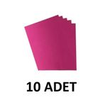 Bigibu 10 Adet Pembe Aynalı Fon Kartonu 50x70 cm Metalik Fon Kartonu
