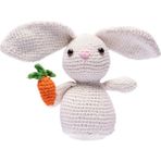 Bigibuddy StoryBuddy Tavşan Amigurumi Sesli Hikaye ve Uyku Arkadaşı Oyuncağı BigiOne Uyumlu