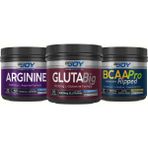Bigjoy Sports Arginine( Arjinin )150GR + Bcaa Ripped Ananas 204GR + Glutabig( Glutamin )150GR