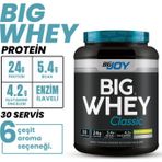 Bigjoy Sports Whey Protein 30 Servis 990 Gr Muz - Big Whey Classic Series Protein Tozu Muz