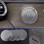 BigKey Mercedes W 205 W213 Hoparlör Kapakları Burmester - Krom Kapak Burmester 4 Adet Takım .