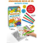 Bigkids Yayınları Dinozorlar – Boya ve Sil Aktivite Kitabı