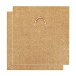 BigKing 2 adet 60x60cm jüt Fiber solucanlar mat, doğal sürüngen halı, solucanlar battaniye kompostlama jüt elyaf, jüt Fiber Mat solucanlar koyu nemli sıcak tutmak için