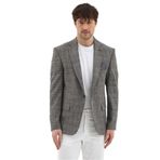 Biglia Erkek Siyah Poliviskon Kumaşlı Slim Fit Mono Yaka Spor Blazer Ceket Siyah 58