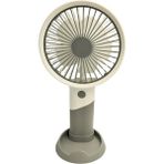 Bigmate YM88176A Taşınabilir Serinletici Şarjlı Gri 3 Kademeli Hız Ayarı Mini El Fanı Vantilatör