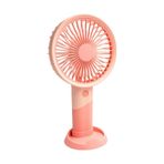 Bigmate YM88176A Taşınabilir Serinletici Şarjlı Pembe 3 Kademeli Hız Ayarı Mini El Fanı Vantilatör