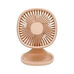 Bigmate YM88192A Pembe Mini Masa Fanı Taşınabilir Serinletici Şarjlı 3 Kademeli Hız Ayarı Vantilatör