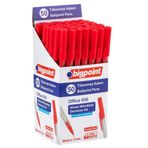 Bigpoint 1.0 mm 50'li Kutu Kırmızı Office Tükenmez Kalem
