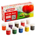Bigpoint 10 Renk X 25 Ml Akrilik Boya