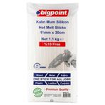 Bigpoint 11 mm x 30 cm 1.1 kg Silikon Kalın Mum Çubuk