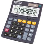Bigpoint 12 Haneli Hesap Makinesi BP506-RP Paslanmaz Metal Gövde ile İki Enerji Kaynağı