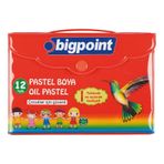 Bigpoint 12 Renk Çantalı Pastel Boya