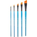 Bigpoint 210a Serisi Sentetik Kıl Yan Kesik Fırça No:5/8-3/8-1/4-1/8-1/2 (5 Li Set)