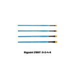 Bigpoint 210KF Serisi Sentetik Kıl Kedi Dili Fırça 4'lü Set 0-2-4-6