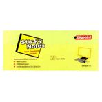 Bigpoint 40x50 mm Neon Sarı 3'lü Yapışkanlı Not Kağıdı